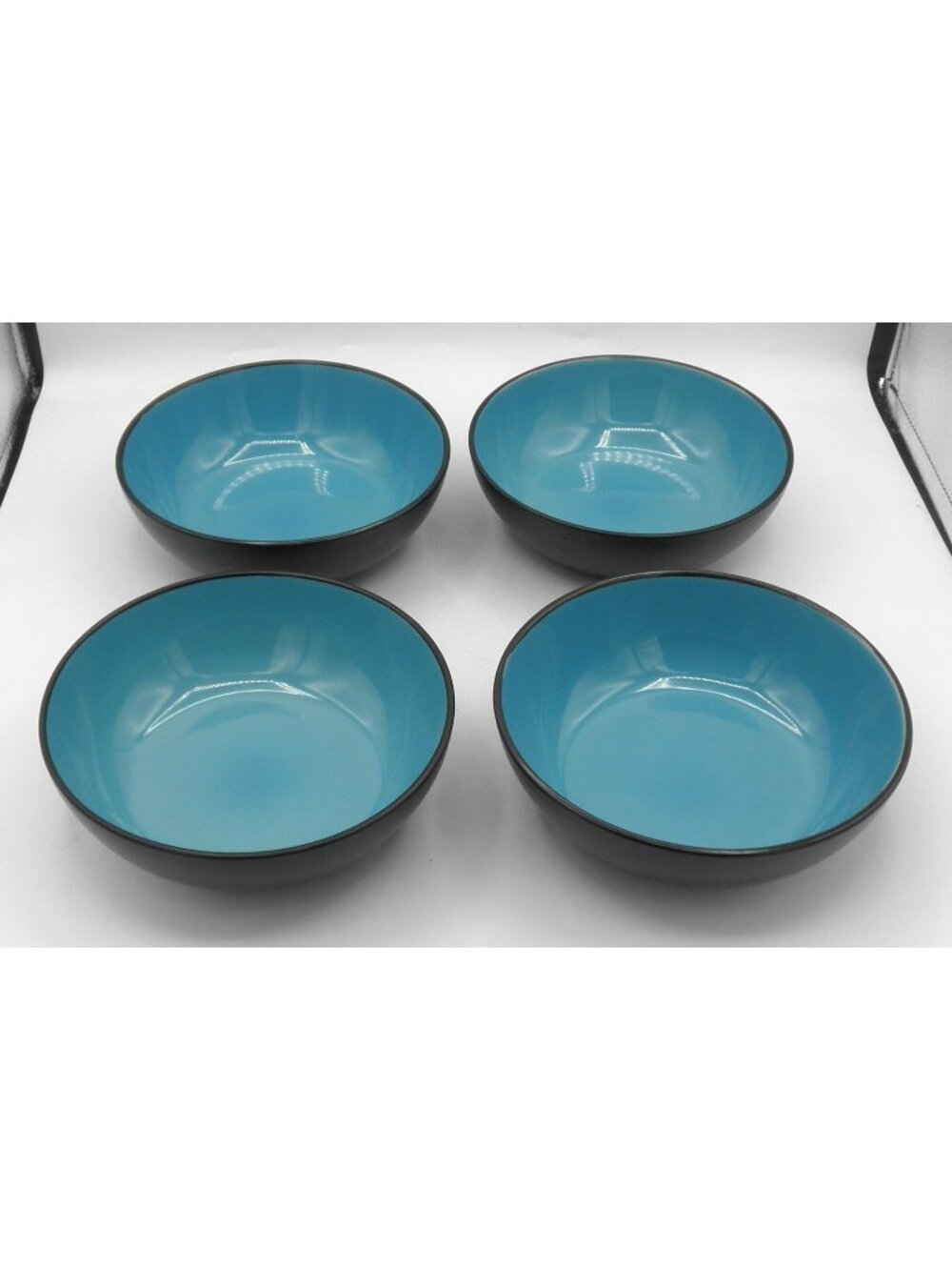 Vivendi Turquoise by Gibson 7-1/2 Inch Bowl Set of 4 Pattern Code: GIDVIVTU